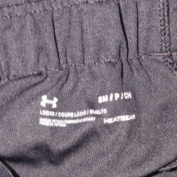 NWT Under Armour Black HeatGear Loose Fit Athletic Shorts Small - Picture 7 of 13